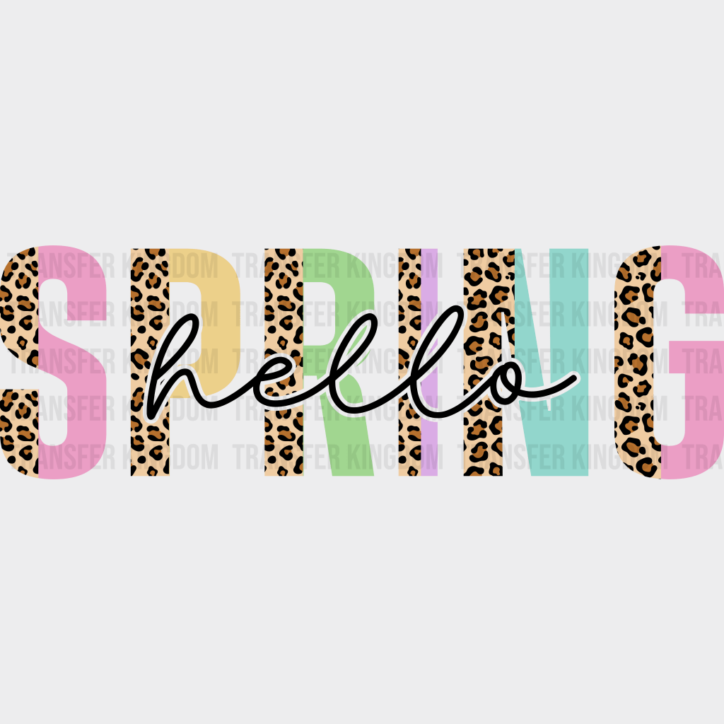 Spring Hello Easter Design - DTF heat transfer - Transfer Kingdom