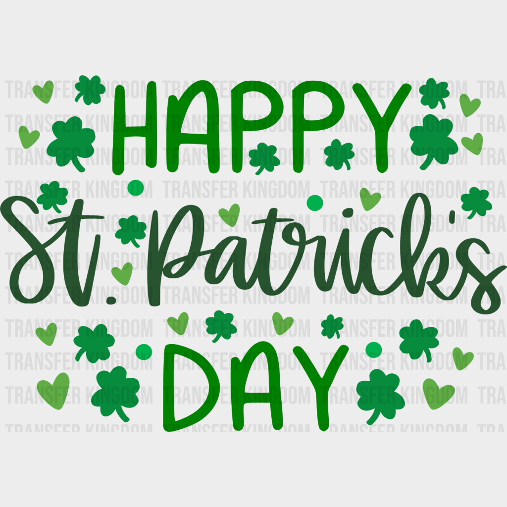 St. Patrick's Day Design - DTF heat transfer - Transfer Kingdom
