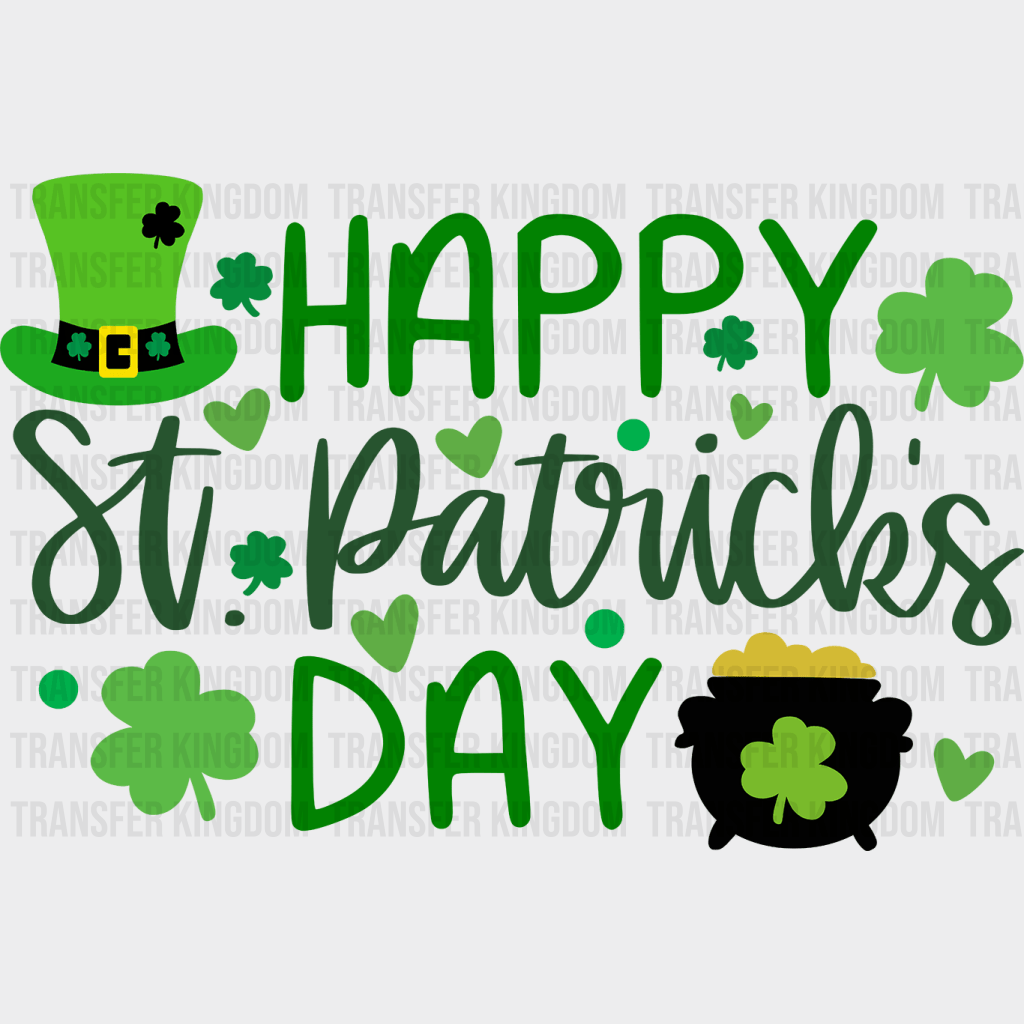 St. Patrick's Day Design - DTF heat transfer - Transfer Kingdom