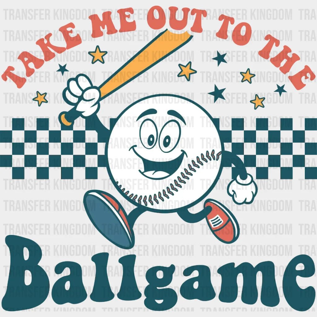 Take Me Out To The Ballgame Star Dtf Transfer