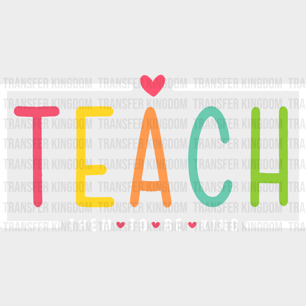 Teach 100 Days School Design - DTF heat transfer - Transfer Kingdom