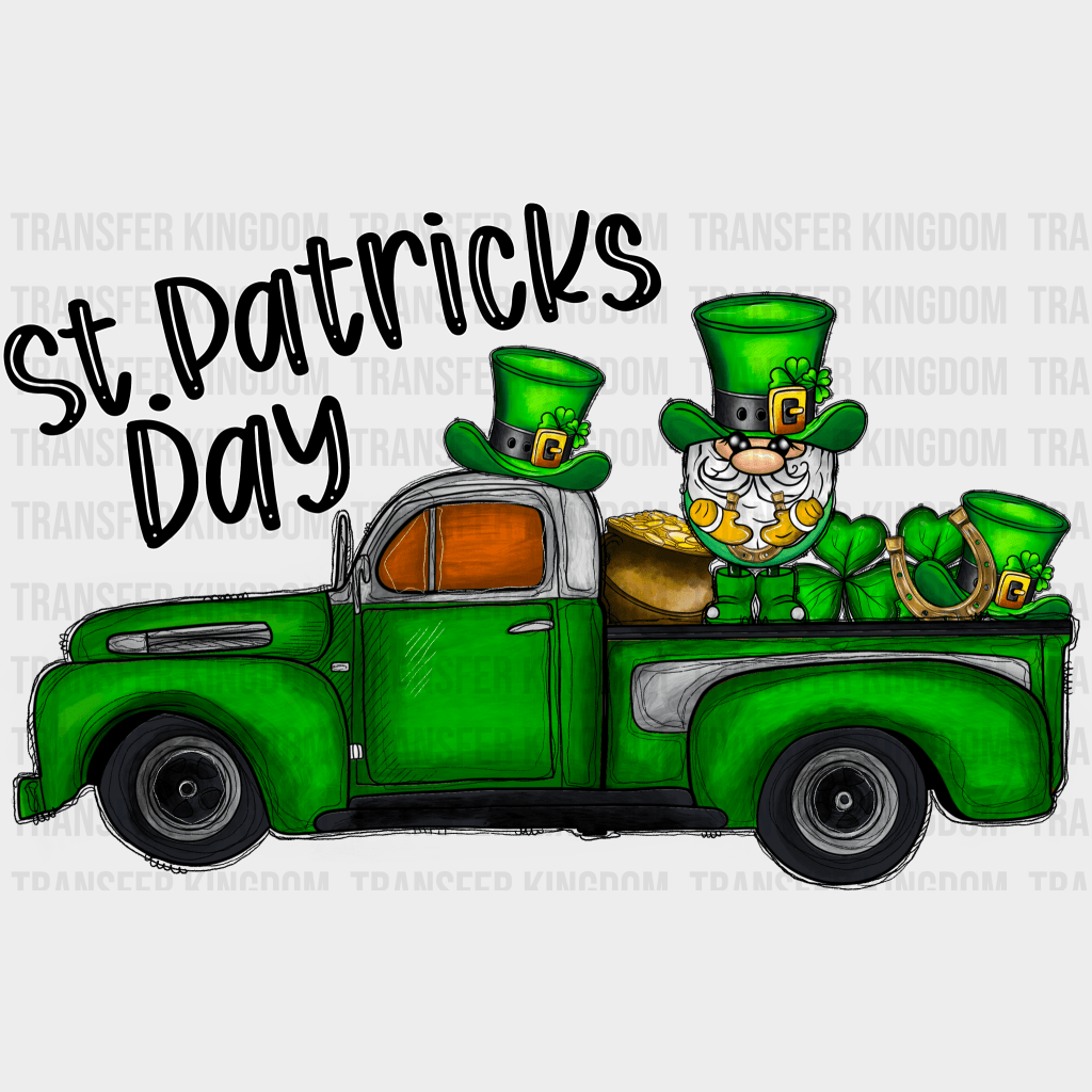 Truck St. Patrick's Day Design - DTF heat transfer - Transfer Kingdom
