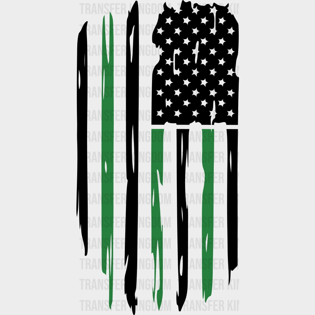 USA Flag St. Patrick's Day Design - DTF heat transfer - Transfer Kingdom