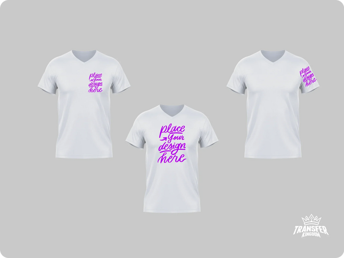 Tshirts with differently positioned designs