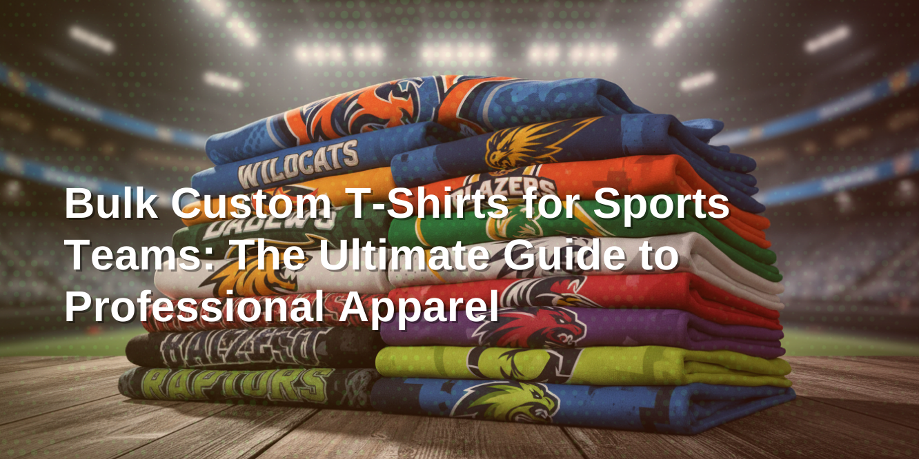 Bulk Custom T-Shirts for Sports Teams: The Ultimate Guide to Professional Apparel