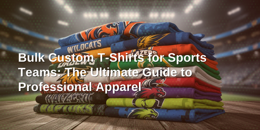 Bulk Custom T-Shirts for Sports Teams: The Ultimate Guide to Professional Apparel
