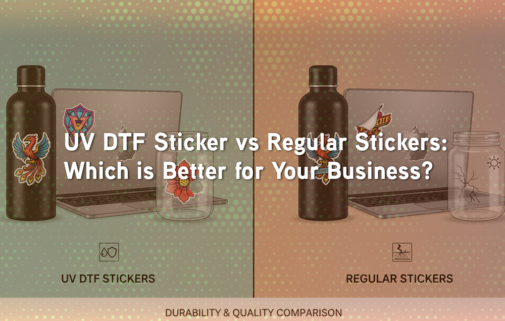 UV DTF Sticker vs Regular Stickers: Which is Better for Your Business?