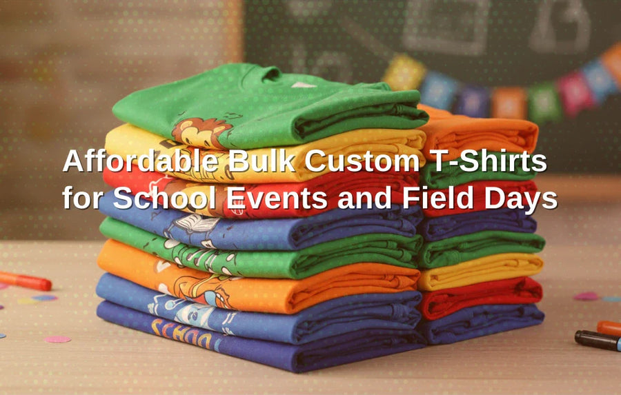 bulk custom youth t-shirts school events illustration