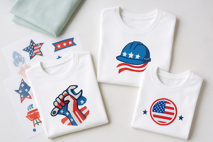 Top 7 DTF Transfer Designs for Labor Day Celebrations