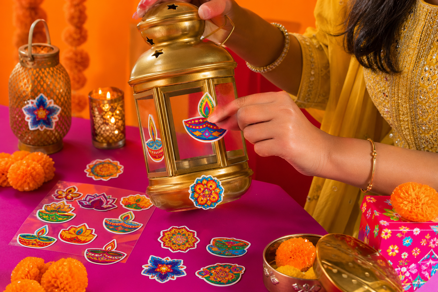 How to Incorporate DTF Stickers for Diwali Celebrations
