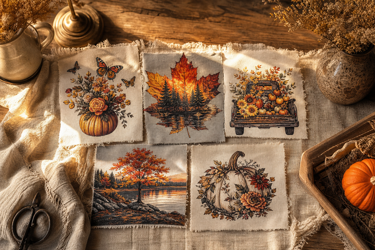 Top 5 Unique DTF Transfers for Autumn Apparel Designs
