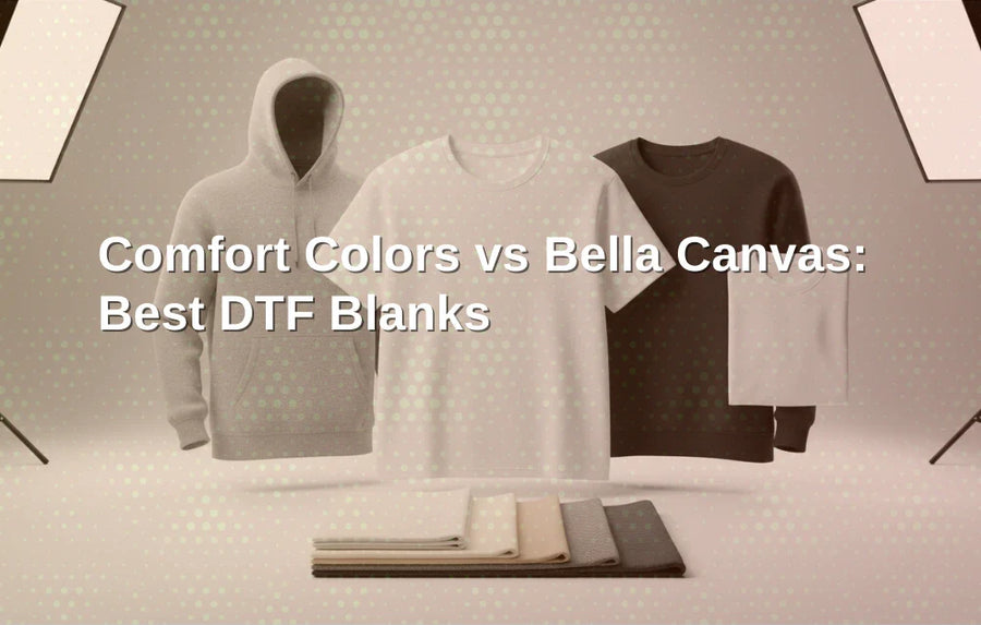best blank apparel for DTF illustration