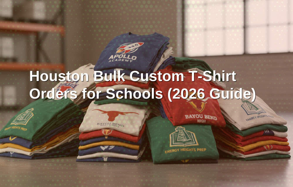 Houston Bulk Custom T-Shirt Orders for Schools (2026 Guide)