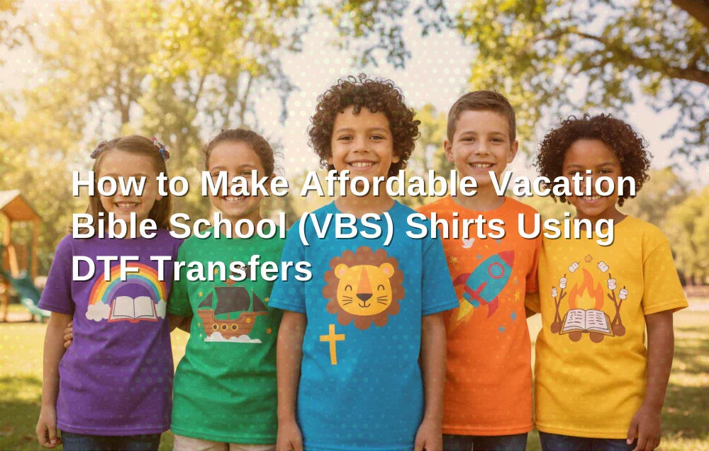 How to Make Affordable Vacation Bible School (VBS) Shirts Using DTF Transfers