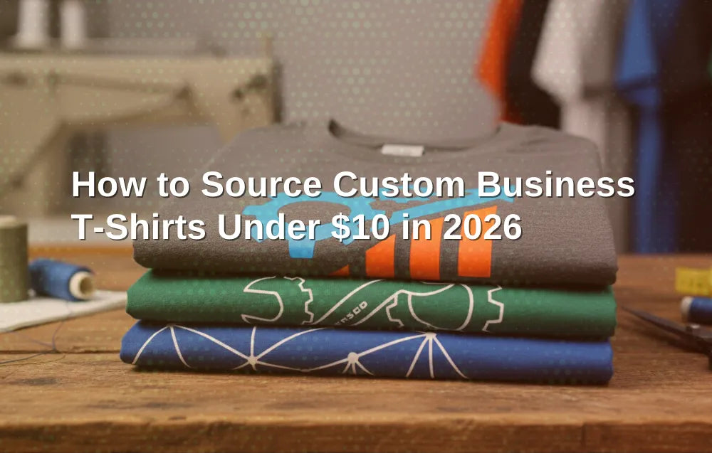 How to Source High-Quality Custom Business T-Shirts Under $10 in 2026