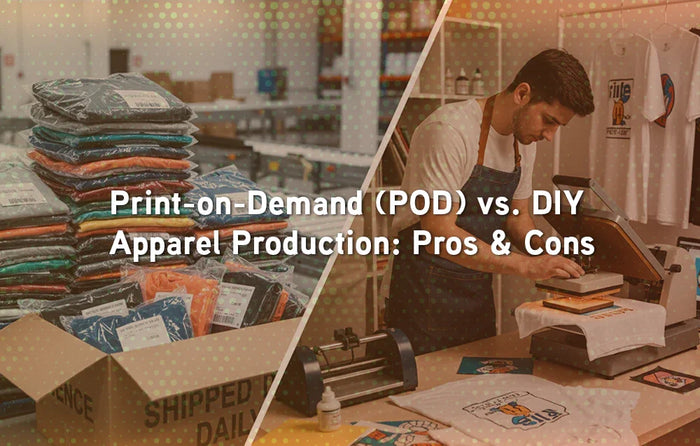 Print-on-Demand (POD) vs. DIY Apparel Production: Pros & Cons