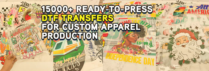 Ready-to-Press DTF Transfers for Custom Apparel