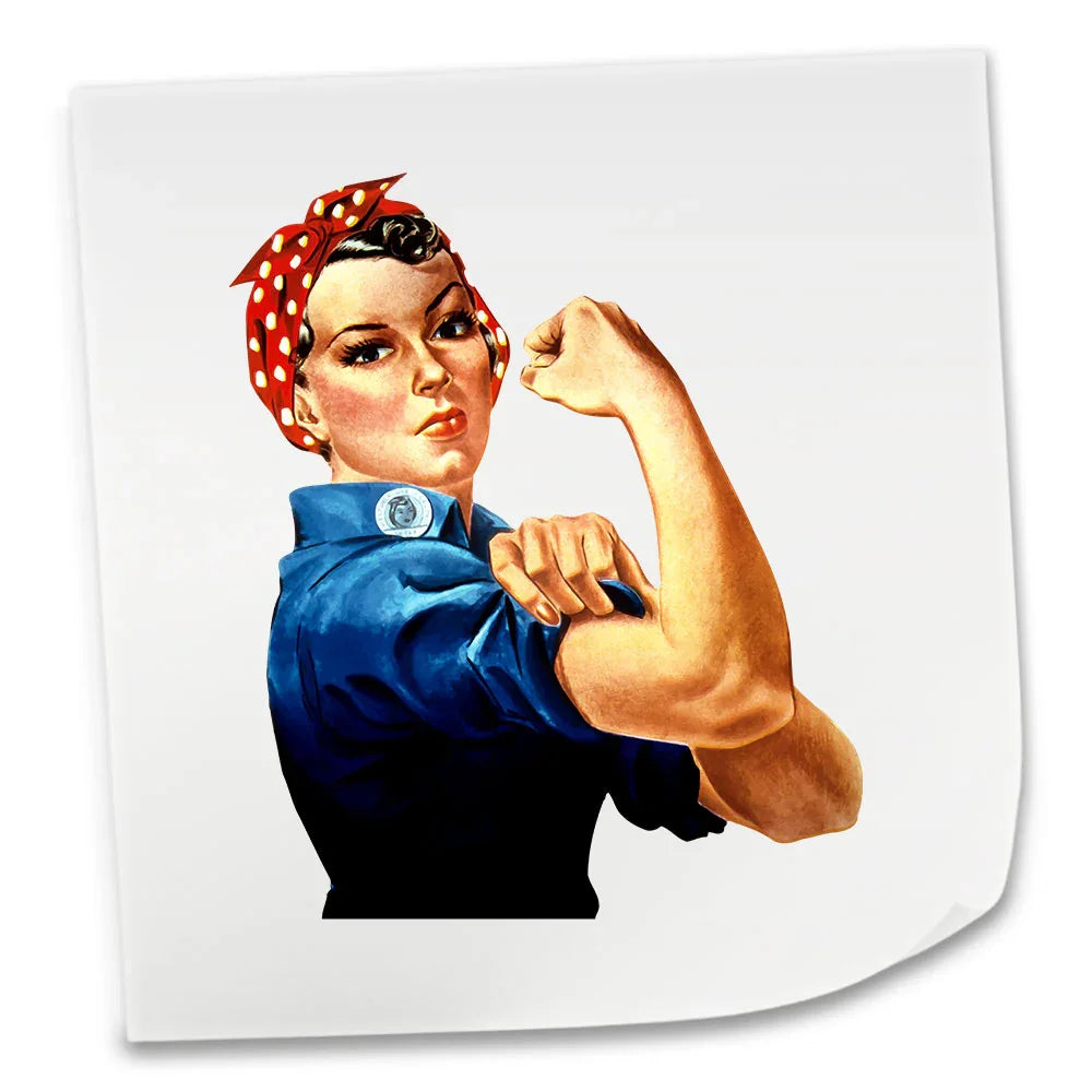 Woman Holding Bicep DTF Transfer