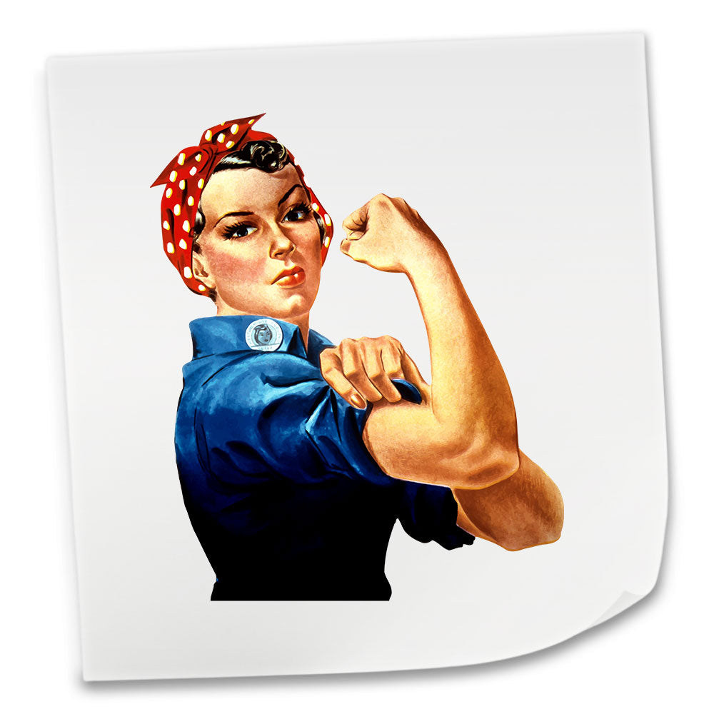 Woman Holding Bicep DTF Transfer