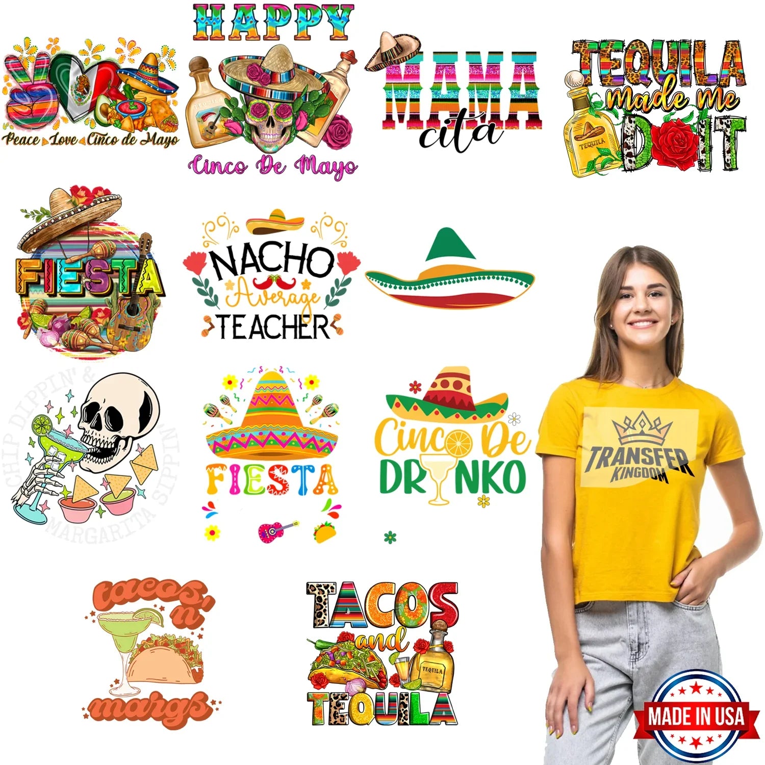 Cinco De Mayo Premade Gang Sheets