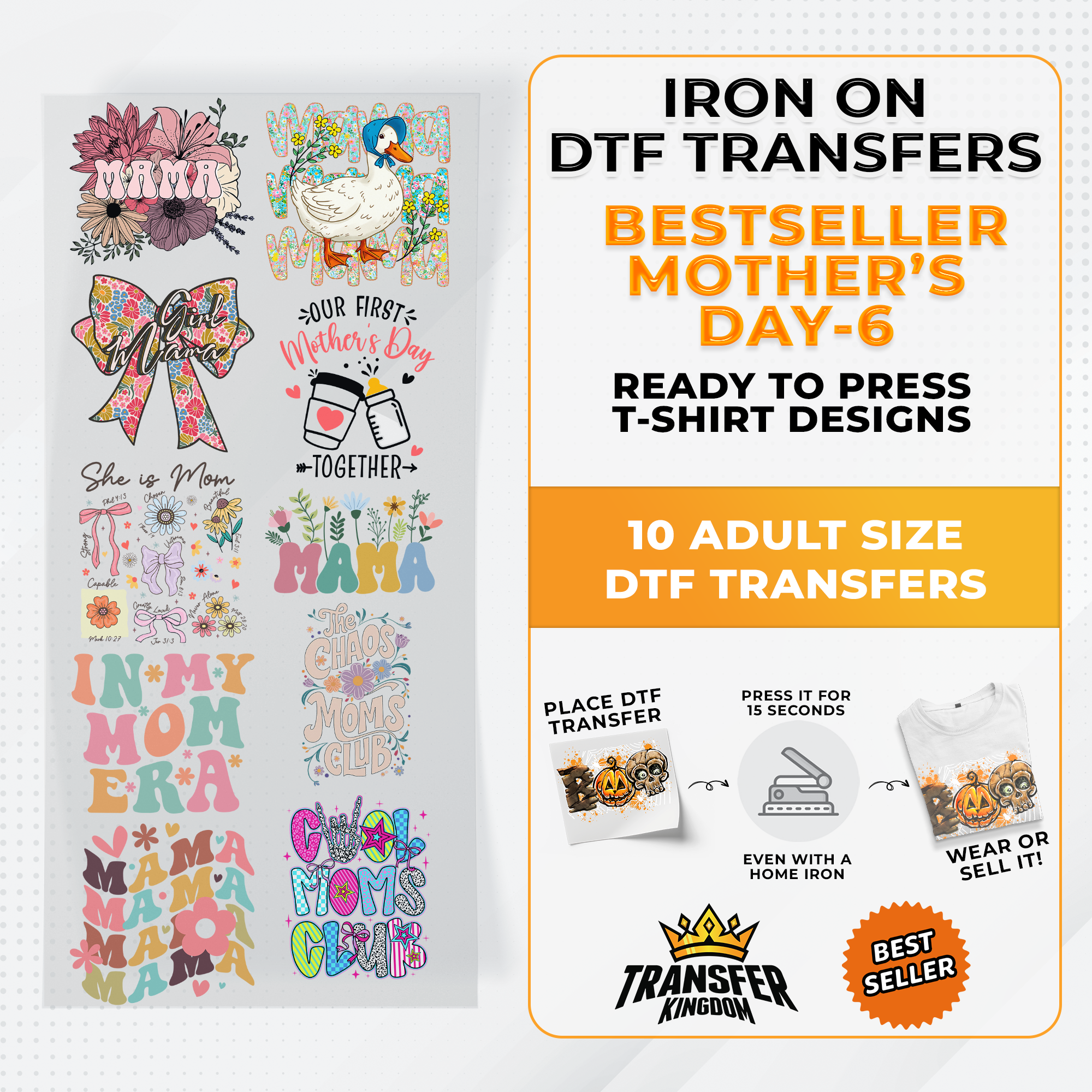 Mother's Day Premade Gang Sheets