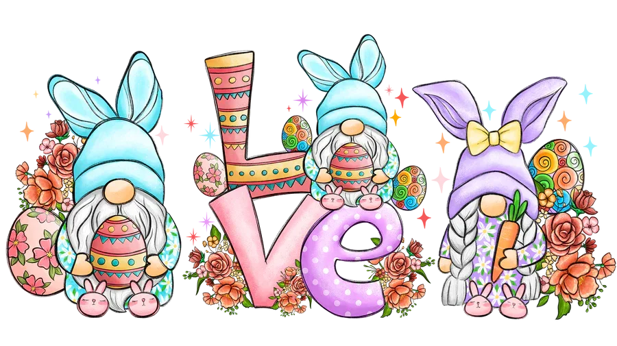 Easter Day - Cup Wrap UV DTF Stickers