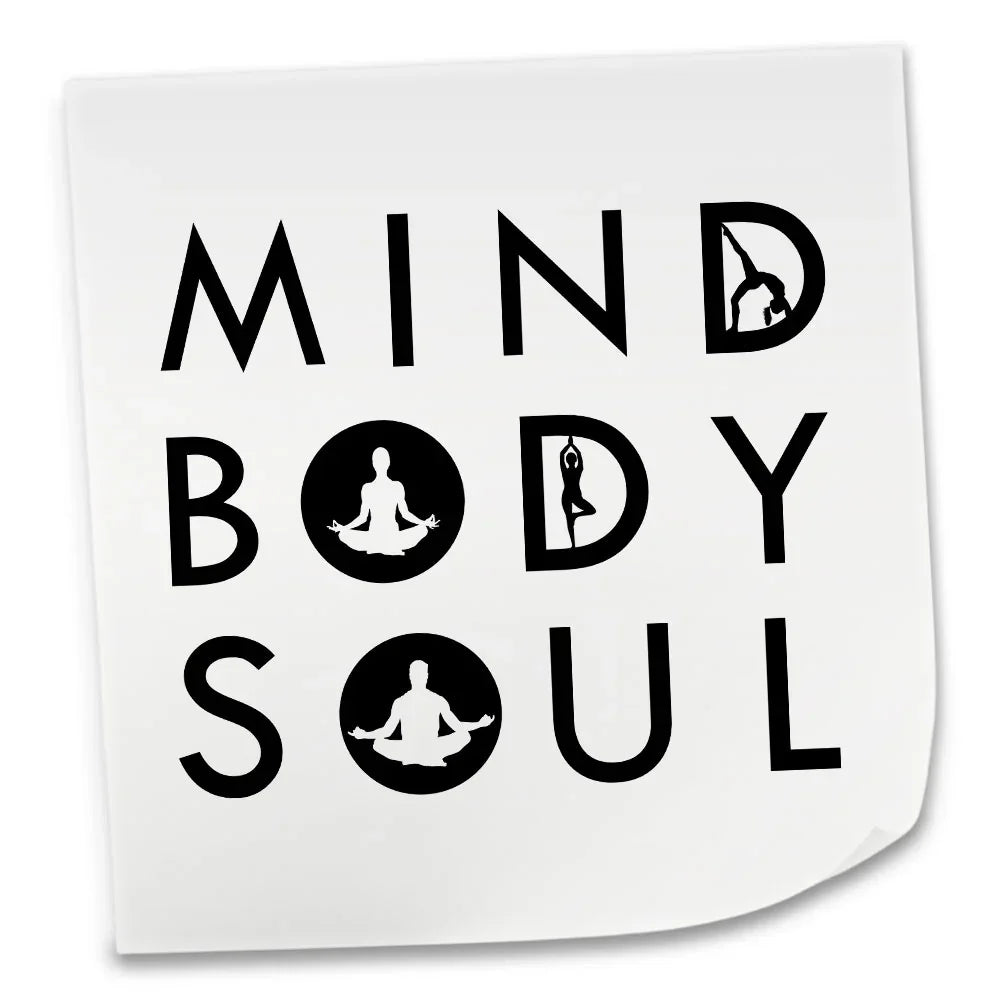 Yoga Mind Soul Body DTF Transfer