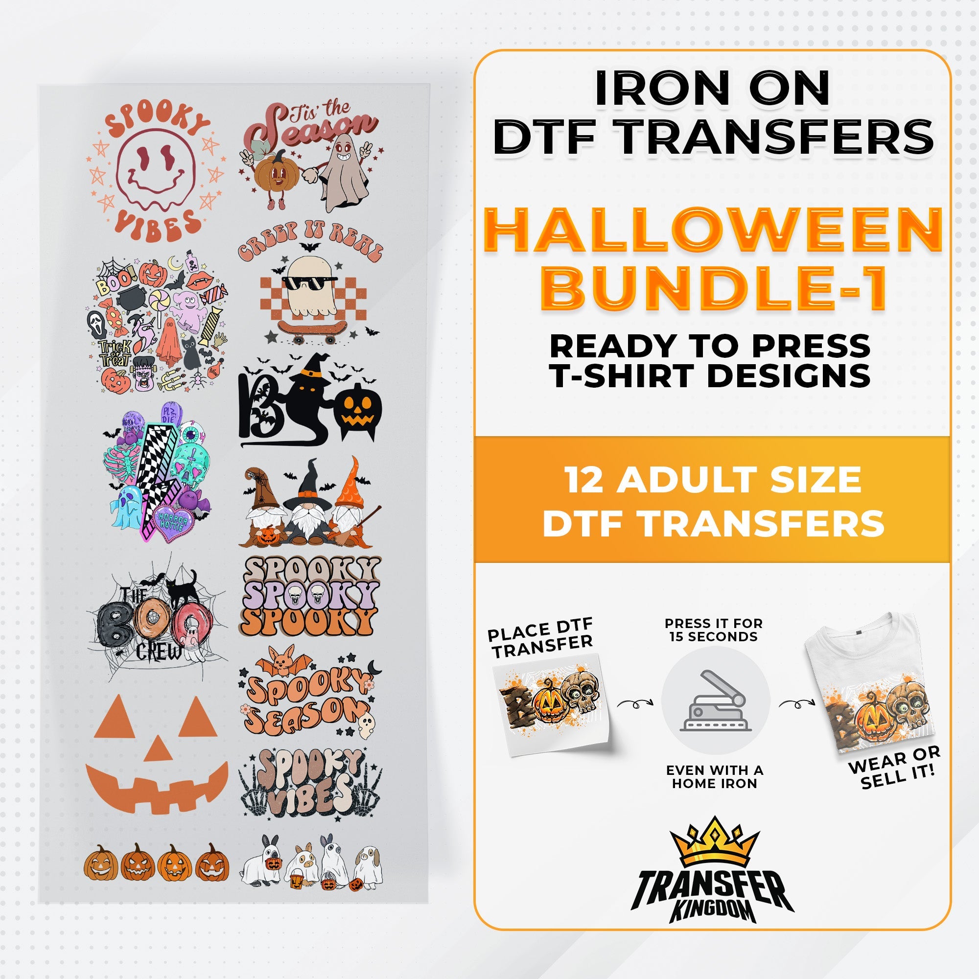 Halloween Premade Gang Sheets