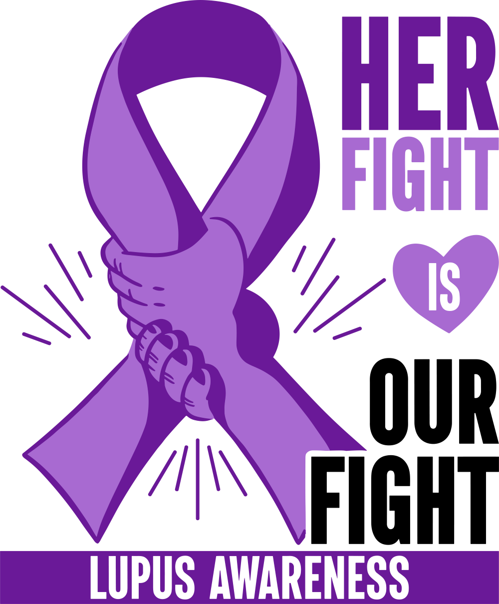 Lupus Awareness DTF Transfers