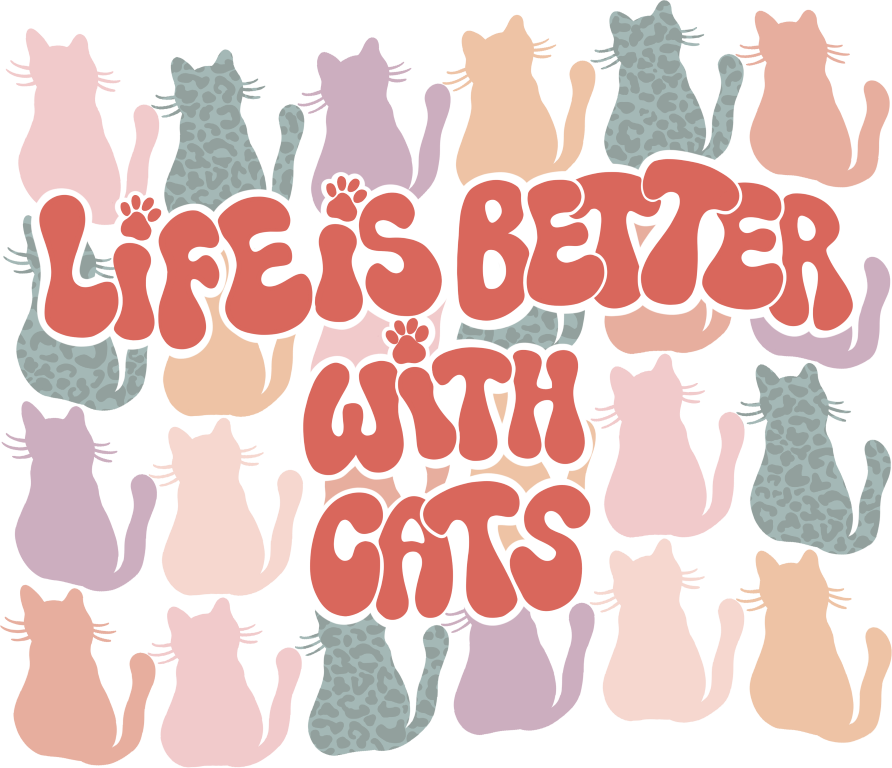 Cats DTF Transfers