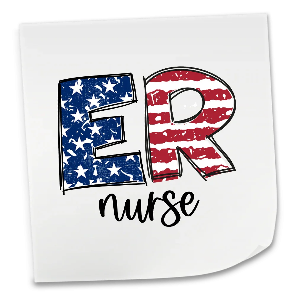 ER Nurse DTF Transfers