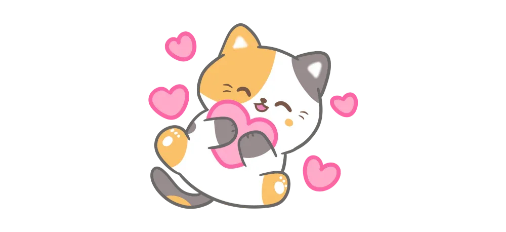 Cats UV DTF Cup Wrap Stickers