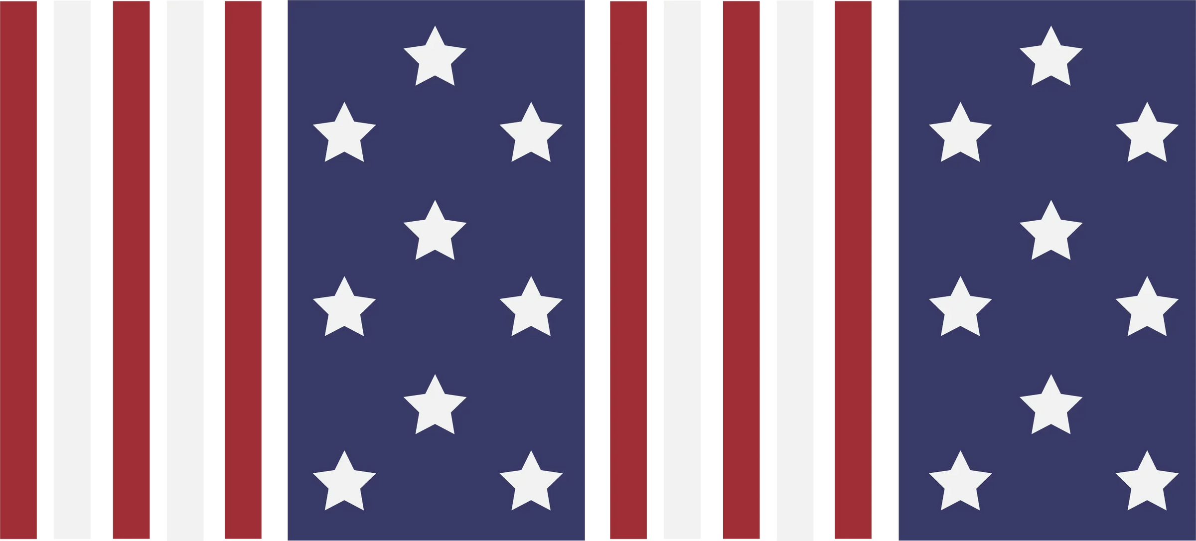 4th Of July UV DTF Cup Wrap Stickers