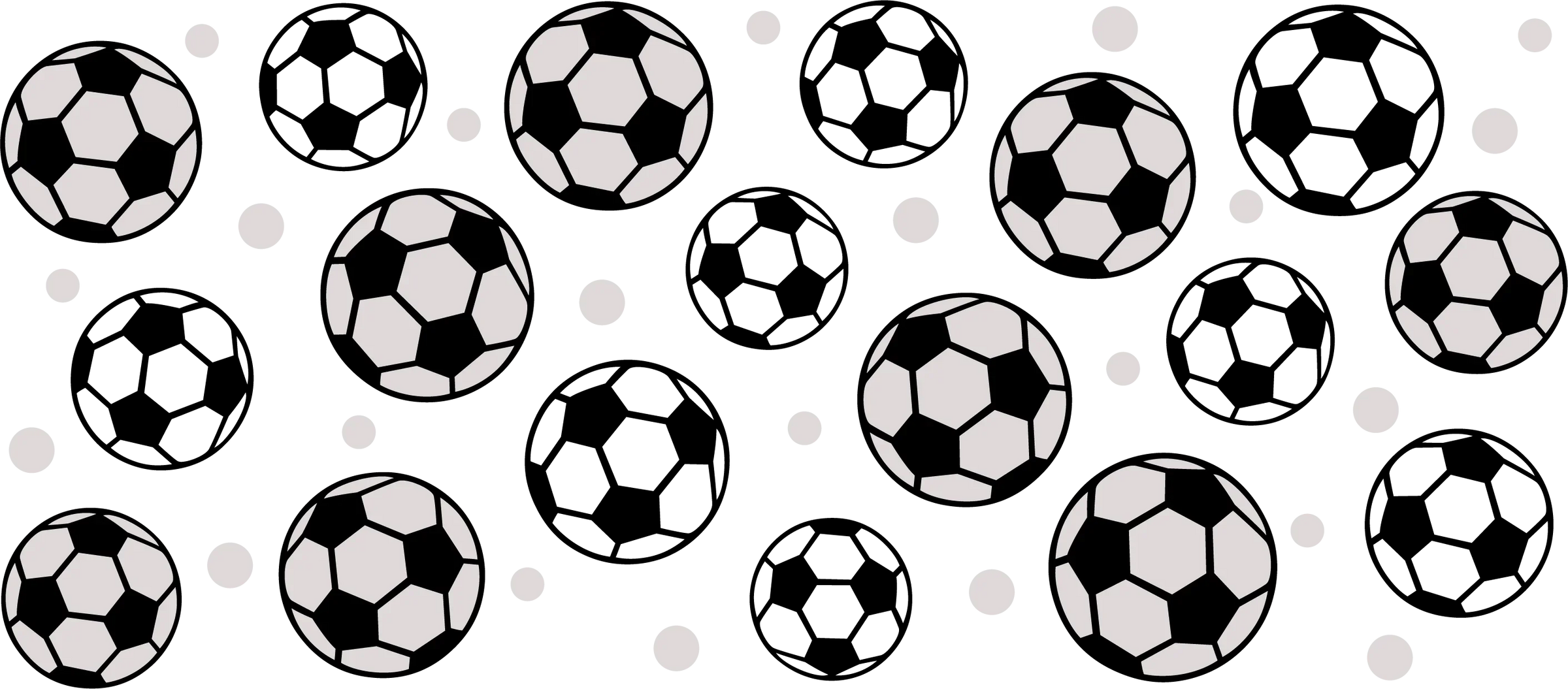 Soccer UV DTF Cup Wrap Stickers