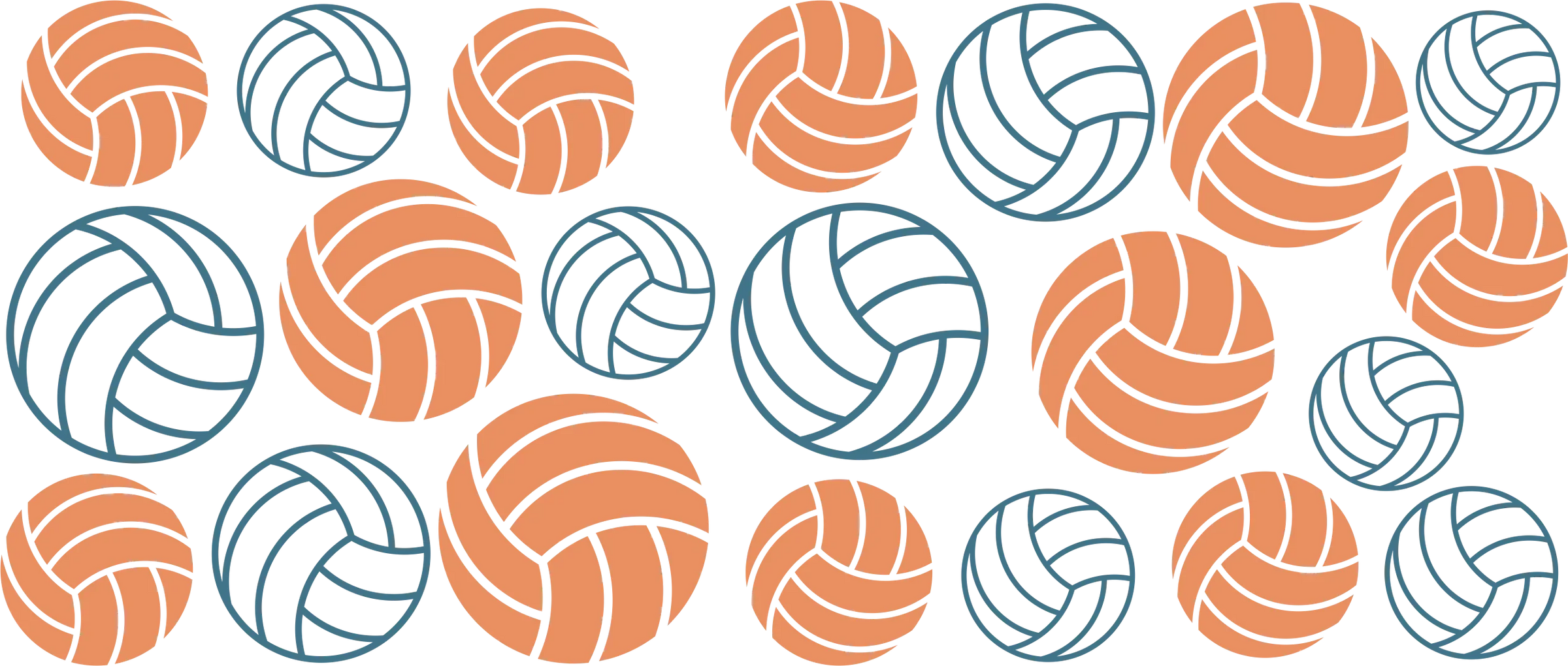 Volleyball Cup Wrap UV DTF Stickers