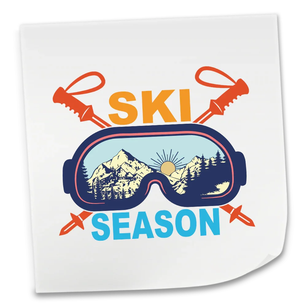 Skiing DTF Transfers