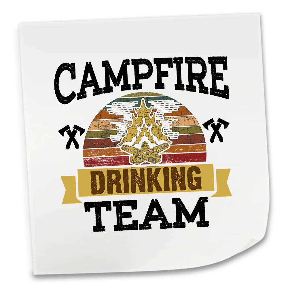 Camping DTF Transfer