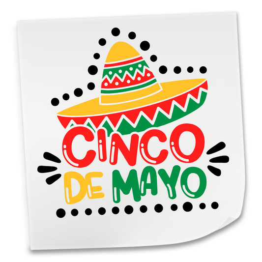 Cinco De Mayo DTF Transfer