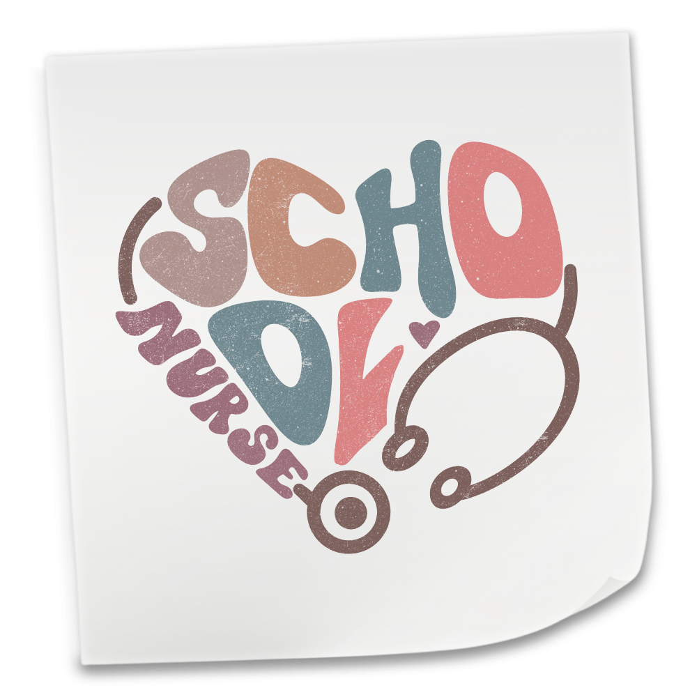 School Nurse DTF Transfers