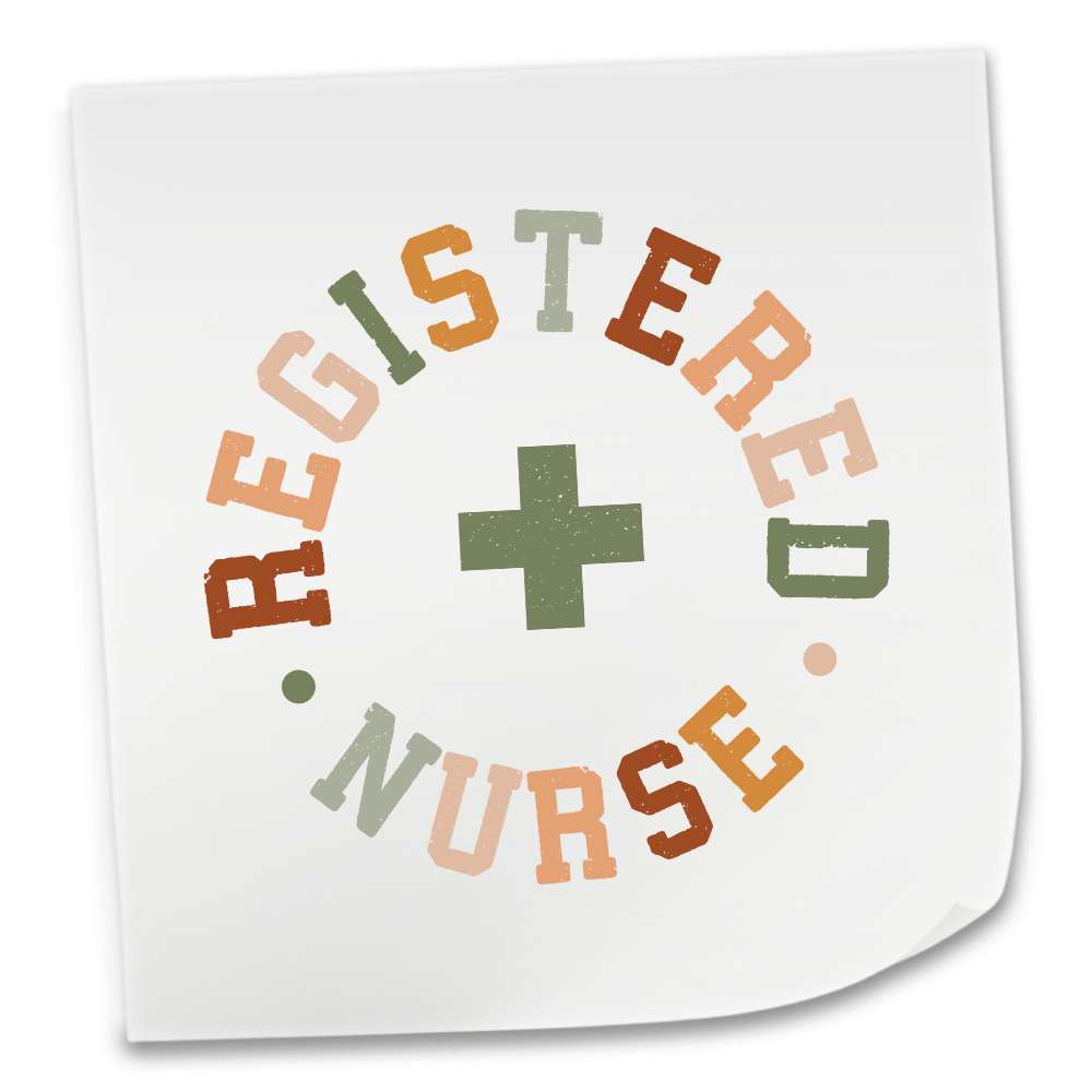 Registered Nurse DTF Transfers