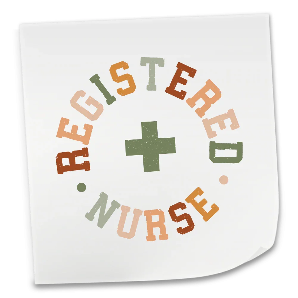 Registered Nurse DTF Transfers