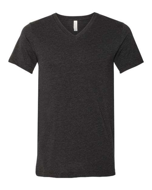 Unisex Heather CVC V-Neck Tee - XS - Transfer Kingdom