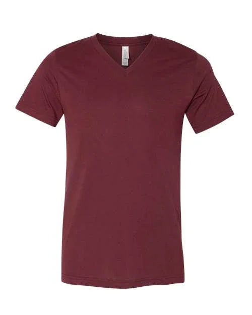 Unisex Heather CVC V-Neck Tee - XS - Transfer Kingdom