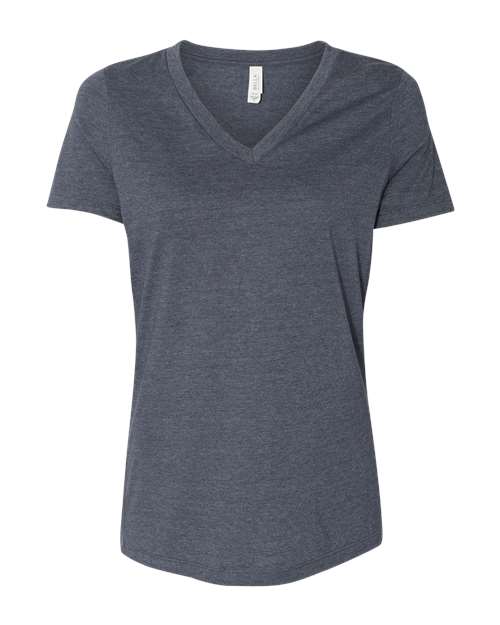 Women's Relaxed Heather CVC V-Neck Tee - Transfer Kingdom