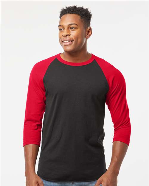 Unisex Fine Jersey Raglan T-Shirt - 2XL
