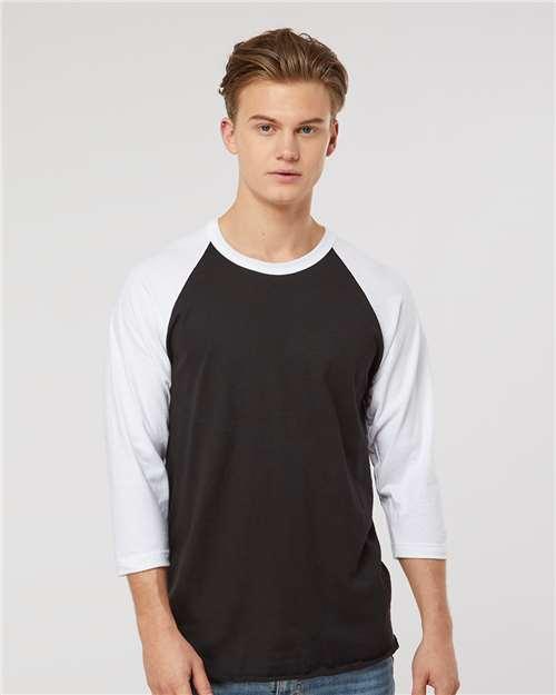 Unisex Fine Jersey Raglan T-Shirt - 245