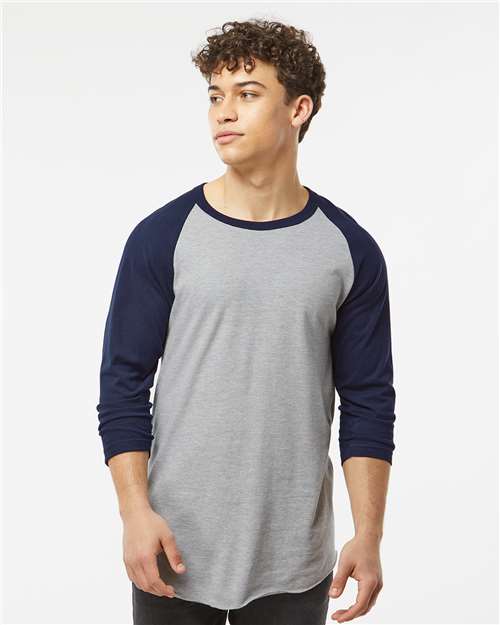 Unisex Fine Jersey Raglan T-Shirt - 2XL