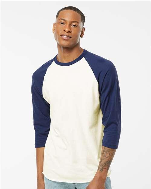 Unisex Fine Jersey Raglan T-Shirt - 245