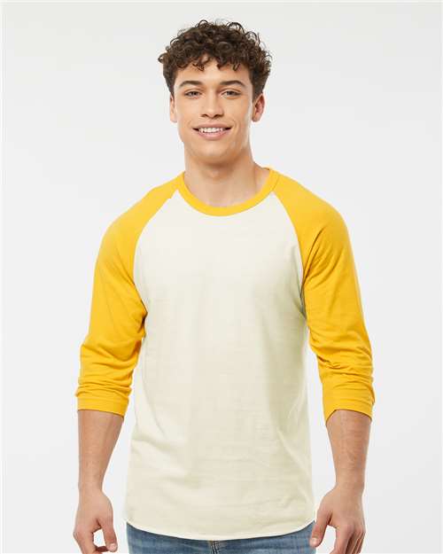 Unisex Fine Jersey Raglan T-Shirt - 2XL