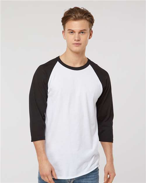 Unisex Fine Jersey Raglan T-Shirt - 2XL